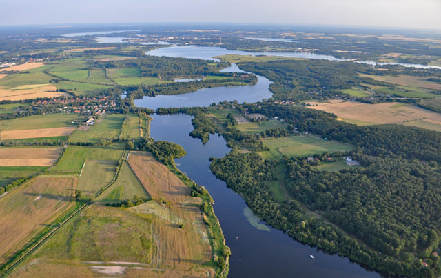 River Havel close to city of Brandenburg